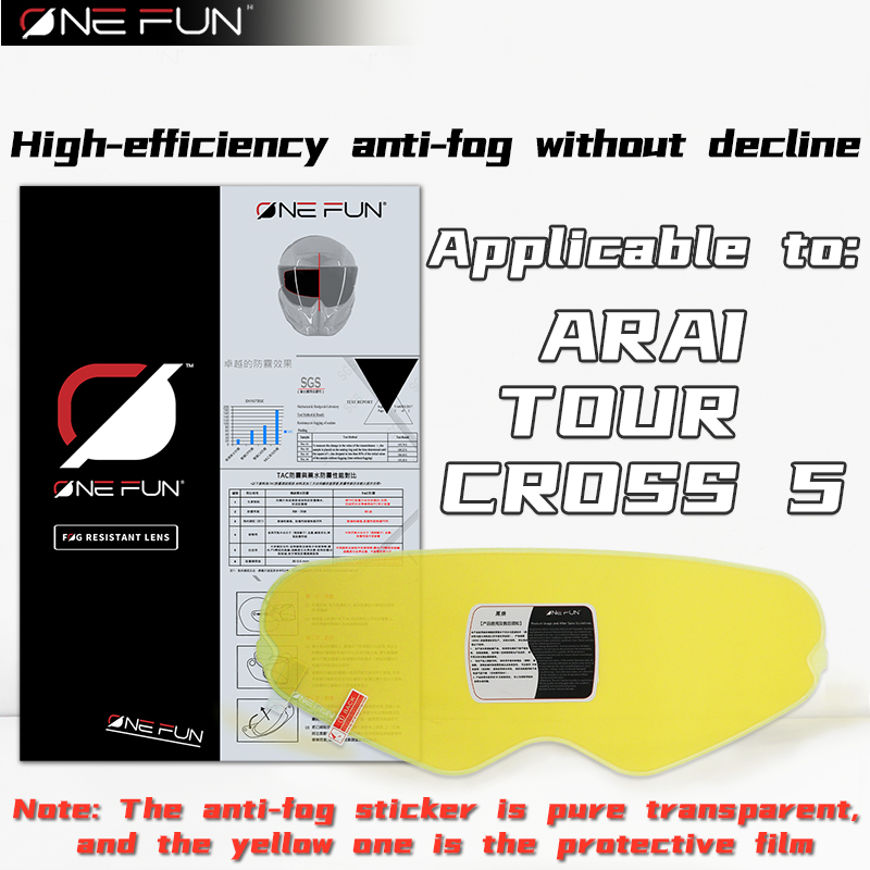 Motorcycle Helmet Anti Fog Pinlock Shield - アライ用アンチフォグバイザー TOUR CROSSV 5 バイザー オートバイ