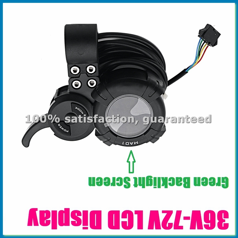 Scooter Parts - DAMAO MA01電動スクーターLCDディスプレイダッシュボードバックライト36V-72Vナックルスロットルスイッチ電動スクーターパーツ-A79U用