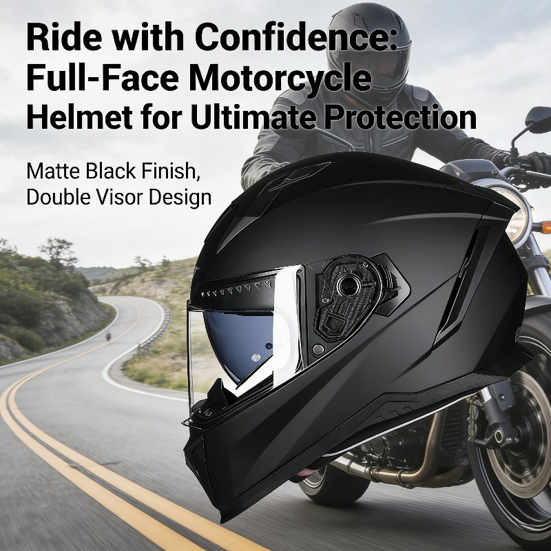 Full Face Motorcycle Helmet With Bluetooth - GXTフルフェイスオートバイヘルメット 3C認証 Bluetooth対応 男女兼用 オールシーズンライディング安全ヘルメット