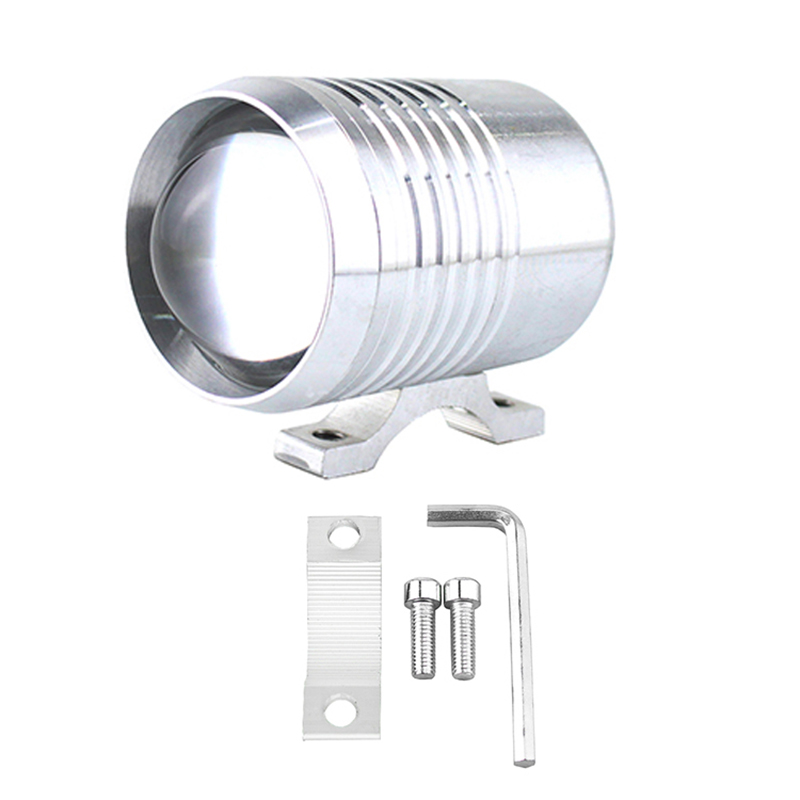 Universal Motorcycle Led Headlight Projector - 外部オートバイU2スポットライトバイクアクセサリーランプハイパワーユニバーサルLEDモトドライビングヘッドライト
