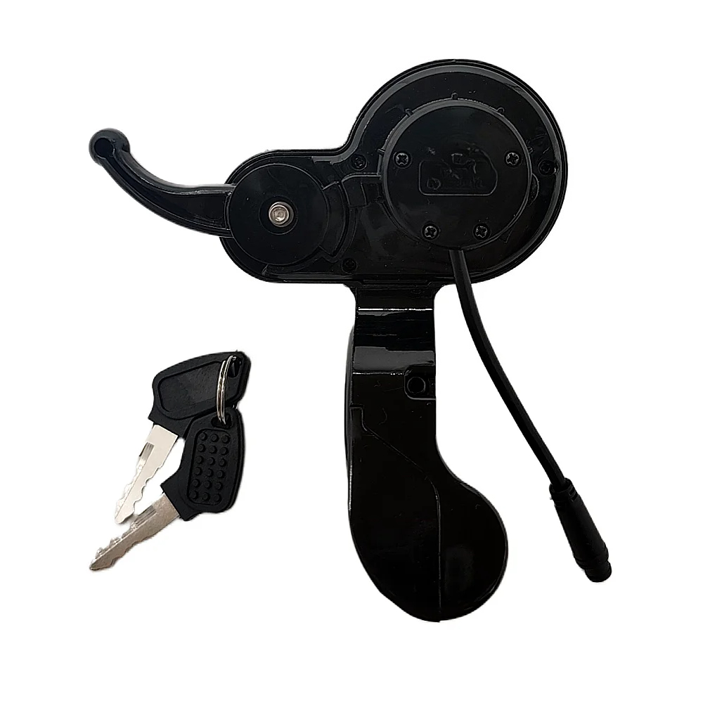 Scooter Parts - LCDディスプレイスロットル6ピンスイッチ、電動ドアロックキー付き、ヒットウェイH5電動スクーター用メーターダッシュボード部品