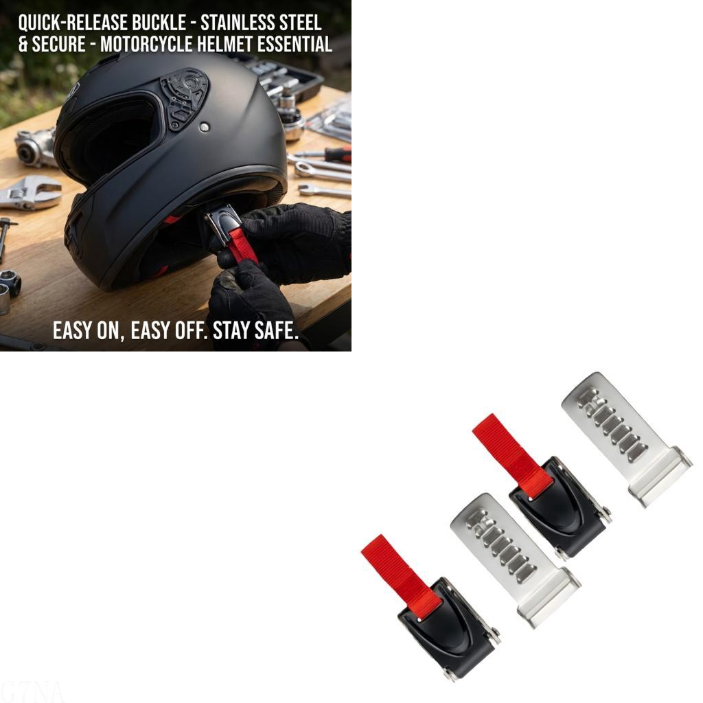 Quick Release Buckle Motorcycle Helmet - G7NA ステンレス ABS オートバイのヘルメットのクイック リリース 7