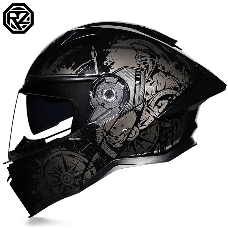 Modular Flip Up Motorcycle Helmet Dot Approved - ORZ-997 モジュラーフリップアップバイクヘルメット デュアルバイザー DOT認証 フルフェイスバイクヘルメット 男女兼用