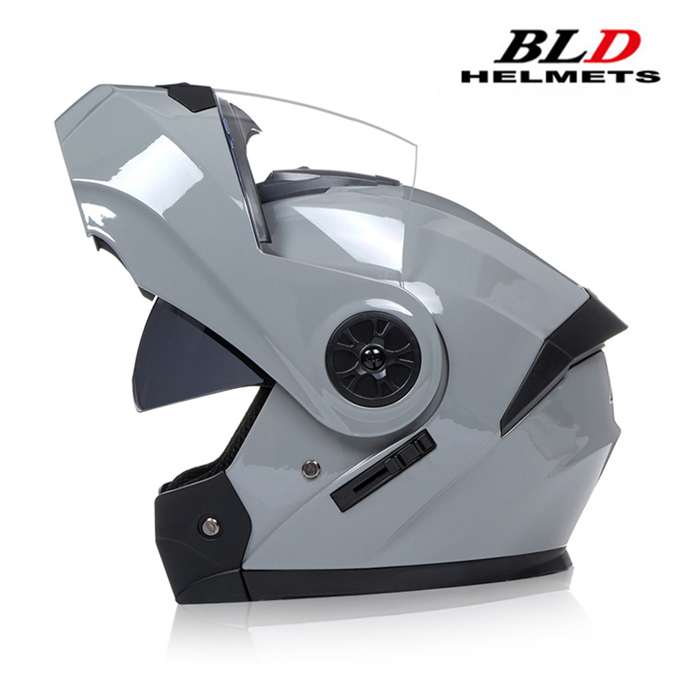 Modular Flip Up Motorcycle Helmet Dot Approved - ダブルレンズ付きモジュラーモーターサイクルヘルメット,安全面,プロフェッショナル,4シーズン,乗馬,ece,ドット承認済み