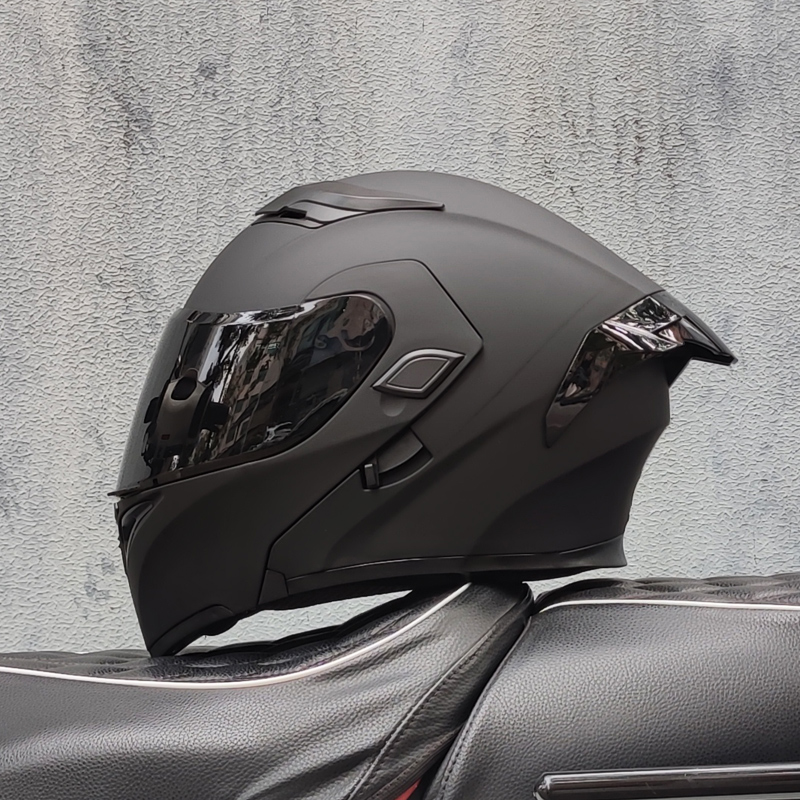 Modular Flip Up Motorcycle Helmet Dot Approved - ORZ オートバイヘルメット ダブルバイザー モジュラーフリップアップヘルメット DOT認証 フルフェイス