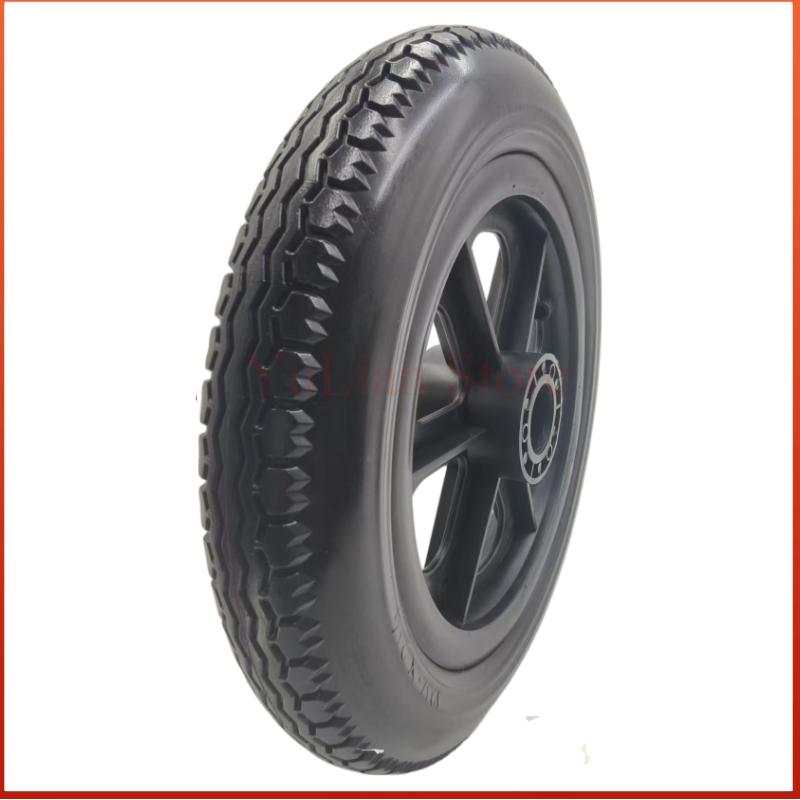 Scooter Parts - 12インチ12 1/2 x 2 1/4ソリッド一体型ホイールハブ、耐摩耗性と耐久性があり、電動スクータータイヤ交換部品用です。