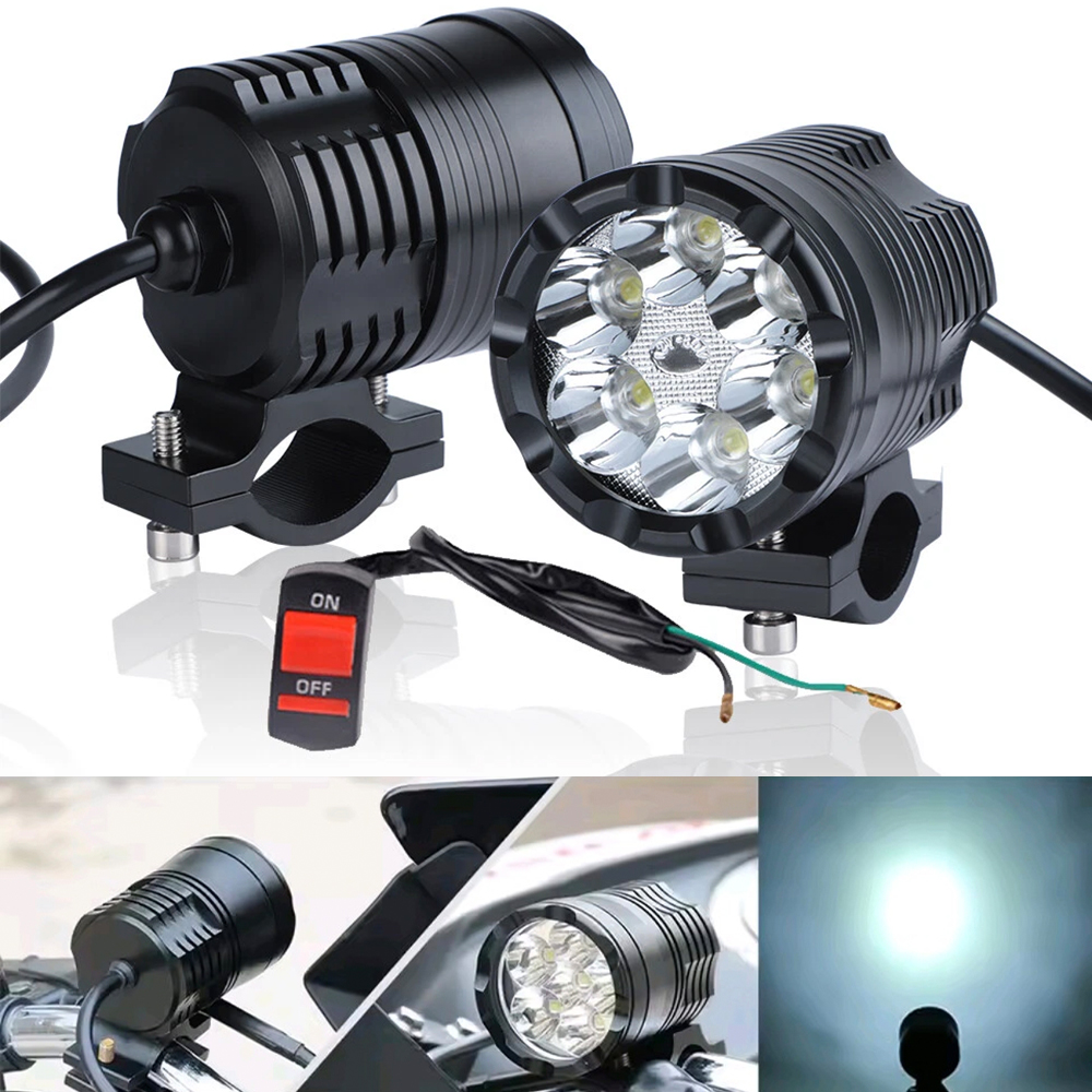 Universal Motorcycle Led Headlight Projector - HYNBYZJ 6 インチオートバイ LED ヘッドライトスポットライトユニバーサルモトスポットライト追加 LED