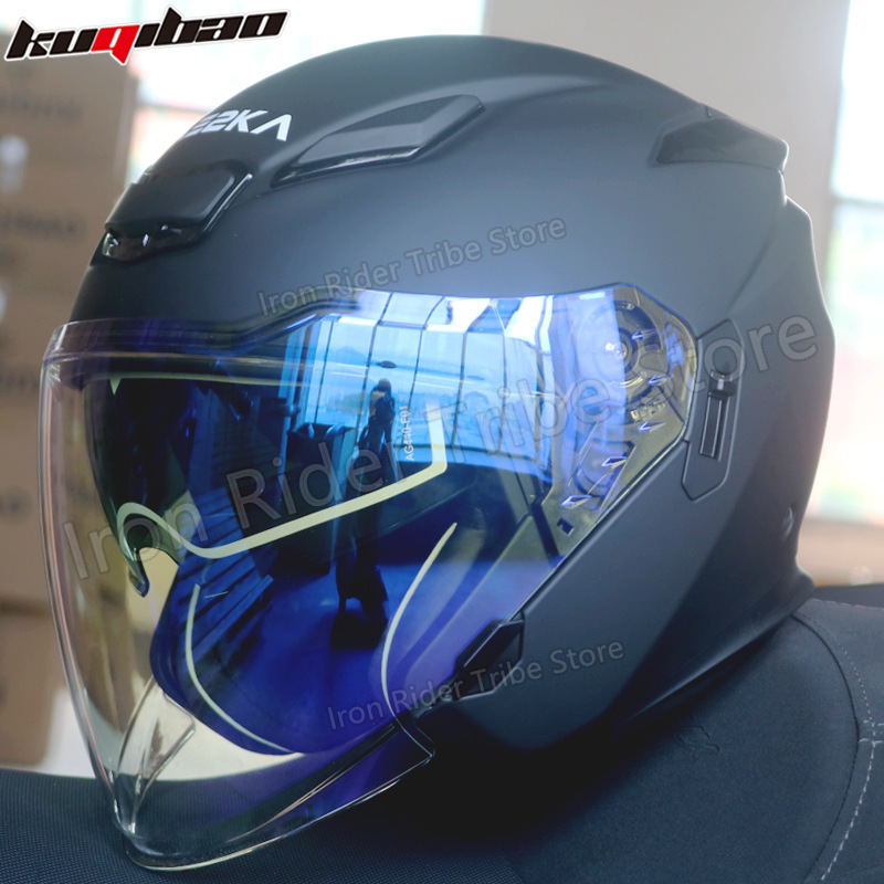 Modular Flip Up Motorcycle Helmet Dot Approved - クチバオ デュアルレンズ モジュラーフリップアップ バイクヘルメット フルフェイス 電動スクーター乗車安全用