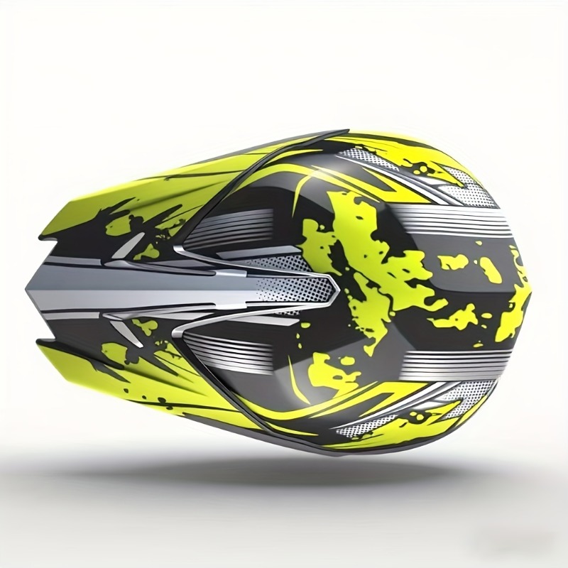 ダートバイクモトクロスヘルメットセット、オフロードバイクヘル - Off Road Motocross Helmet Goggles Set のレビューと価格