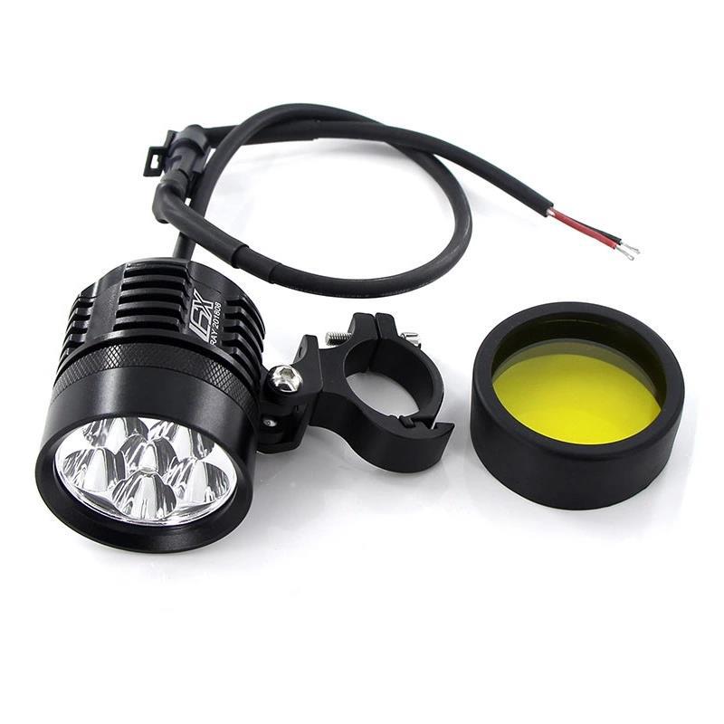 2 個ユニバーサル L6X ヘッドライト LED オートバイ - Universal Motorcycle Led Headlight Projector のレビューと価格