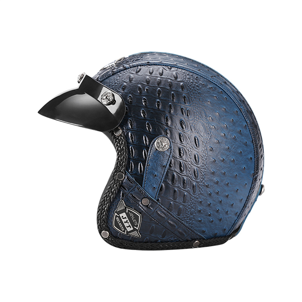 男性と女性のためのオープンフェイスのオートバイのヘルメット, - Vintage Open Face Retro Helmet のレビューと価格