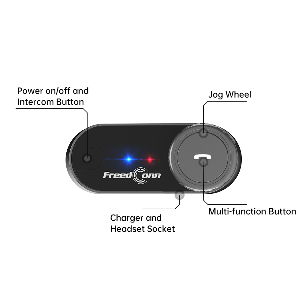 FreedConn T-COM V6 バイク用ヘルメット B - Motorcycle Helmets のレビューと価格