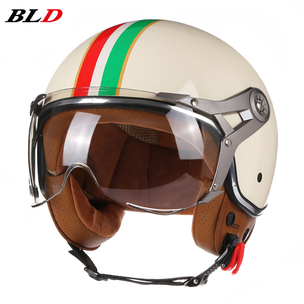 ヴィンテージ TT & COCASCOS オートバイヘルメッ - Vintage Open Face Retro Helmet のレビューと価格