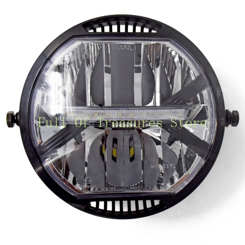 CE認証取得済みE8スタンプ付き汎用バイク用モダンレトロスタ - Universal Motorcycle Led Headlight Projector のレビューと価格