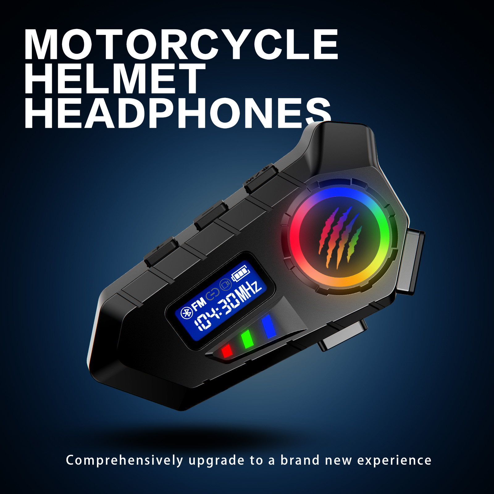Y30 オートバイヘルメットヘッドセット LCD ディスプレ - Full Face Motorcycle Helmet With Bluetooth のレビューと価格