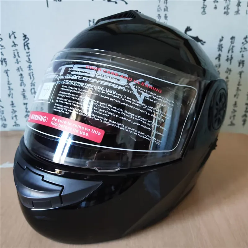 フリップアップ式バイク用モジュラーヘルメット、インナーサンバ - Motorcycle Helmet Inner Sun Visor Lens のレビューと価格