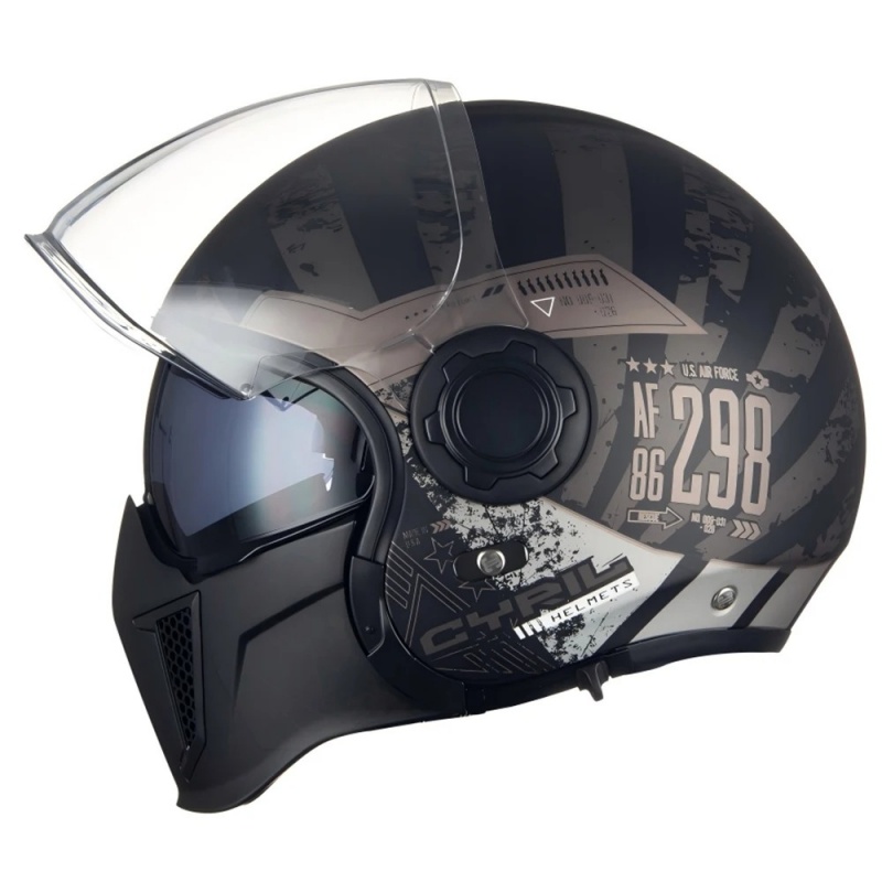 OP12A モジュラーバイクヘルメット、デュアルバイザー付き - Quick Release Buckle Motorcycle Helmet のレビューと価格