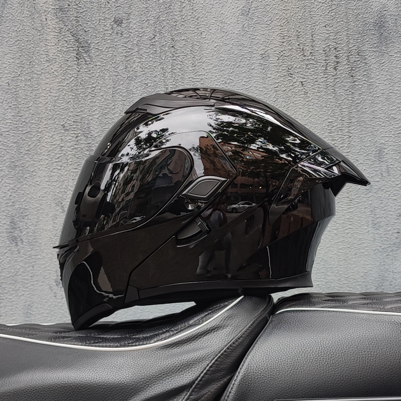 ORZ オートバイヘルメット ダブルバイザー モジュラーフリ - Modular Flip Up Motorcycle Helmet Dot Approved のレビューと価格