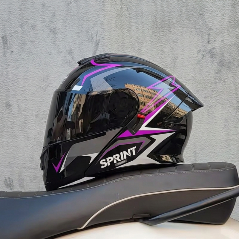DOT承認済み モジュラー式フリップアップフルフェイスヘルメ - Modular Flip Up Motorcycle Helmet Dot Approved のレビューと価格