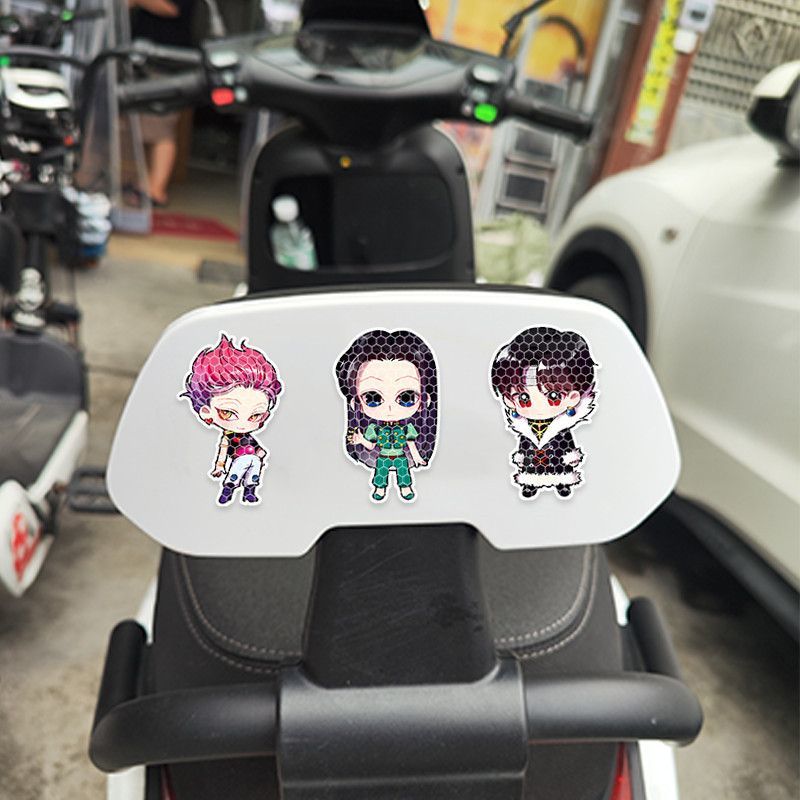 アニメフルタイムハンター 強力反射警告カーステッカー 電気自 - Motorcycle Parts のレビューと価格