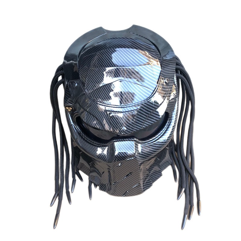 Airo新型カスタムプレデターフルフェイスオートバイヘルメッ - Custom Predator Motorcycle Helmet のレビューと価格