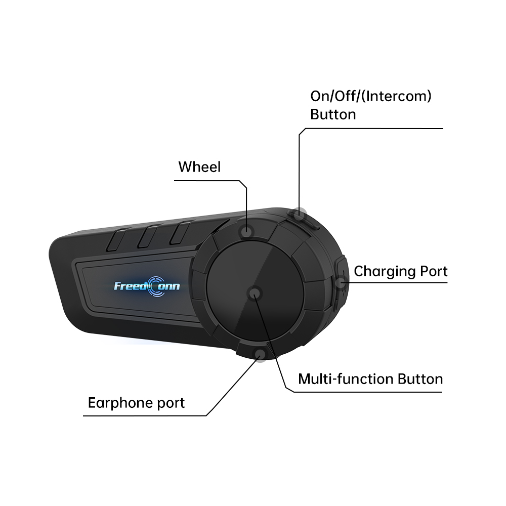 FreedConn KY PRO バイク用ヘルメット Blu - Motorcycle Helmets のレビューと価格