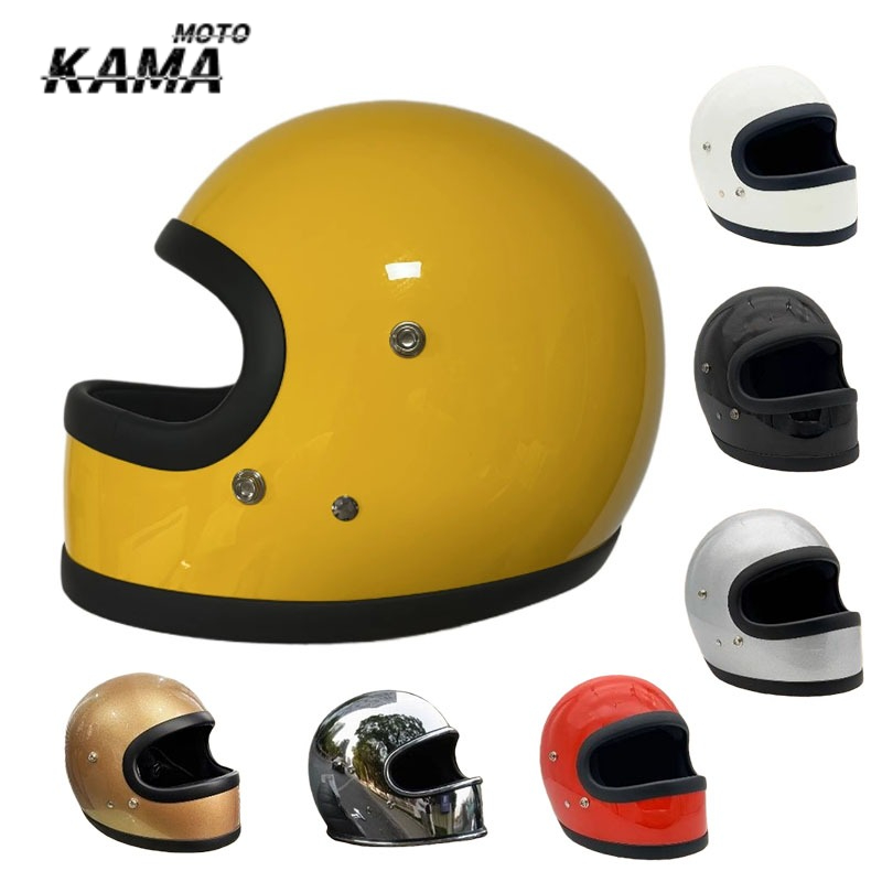 HOT DOT 認証 レトロ オートバイヘルメット オープン - Vintage Open Face Retro Helmet のレビューと価格