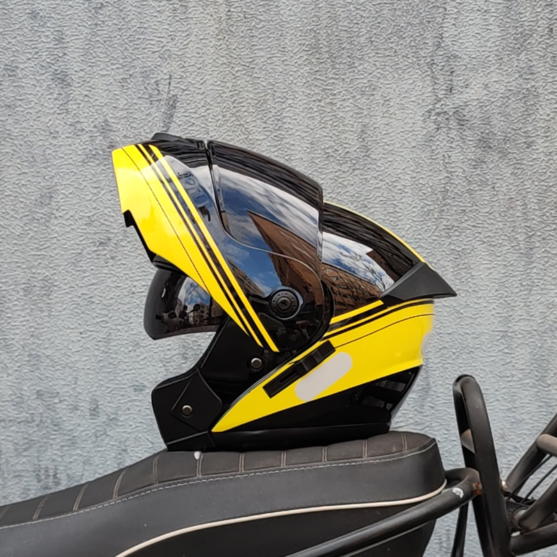 ORZ 最新 DOT 承認安全モジュラーフリップオートバイヘ - Dual Visor Motorcycle Racing Helmet のレビューと価格