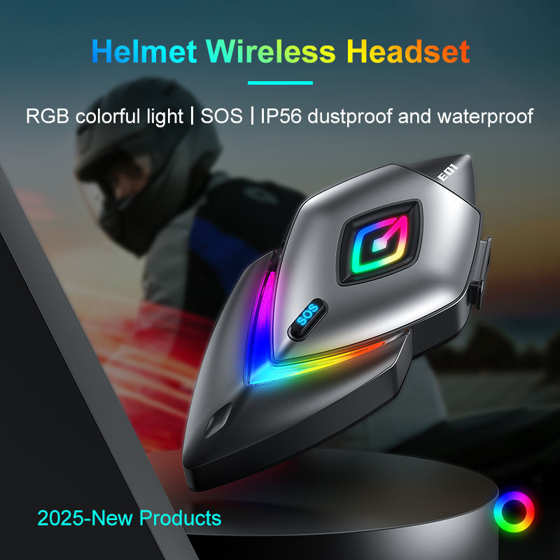 新製品オートバイライダーヘルメットヘッドセットオンイヤーワイ - Motorcycle Helmets のレビューと価格