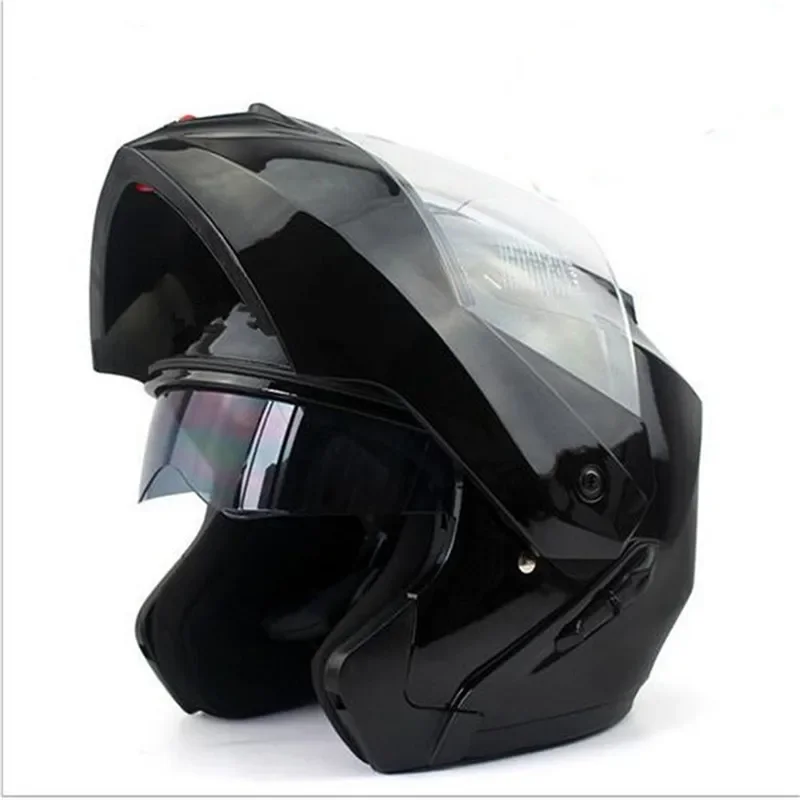 最新のDOT承認済み安全モジュール式オートバイヘルメット、デ - Dual Visor Motorcycle Racing Helmet のレビューと価格