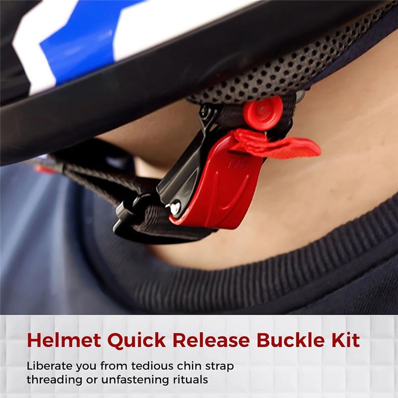 WF-ヘルメットクイックリリースバックル交換キット、最大1イ - Quick Release Buckle Motorcycle Helmet のレビューと価格