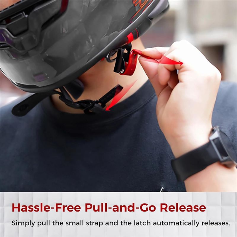 WF-ヘルメットクイックリリースバックル交換キット、最大1イ - Quick Release Buckle Motorcycle Helmet のレビューと価格