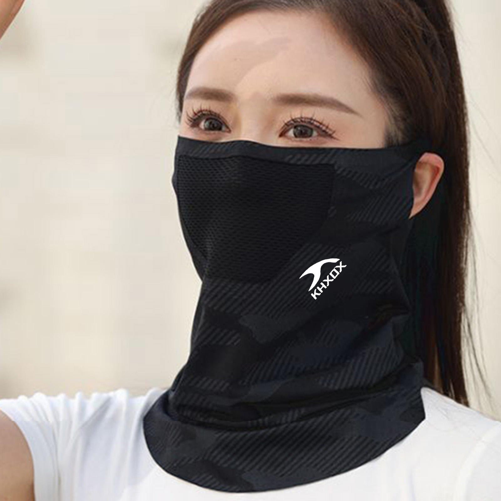 通気性のあるアウトドアサイクリングフェイスマスク日焼け止めネ - Riding Gear のレビューと価格
