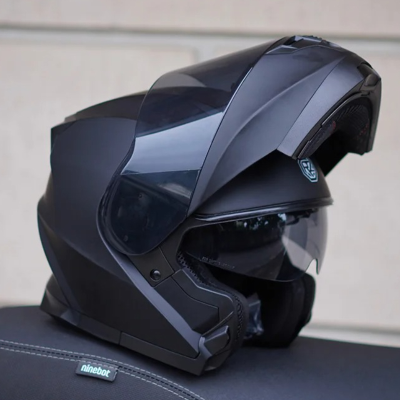 ORZ-オートバイ用ダブルバイザー付きフルフェイスヘルメット - Dual Visor Motorcycle Racing Helmet のレビューと価格