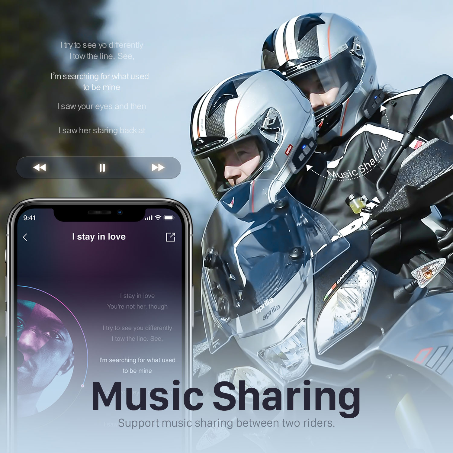 Fodsports-オートバイ用のBluetoothヘッドセ - Universal Motorcycle Helmet Intercom Headset のレビューと価格