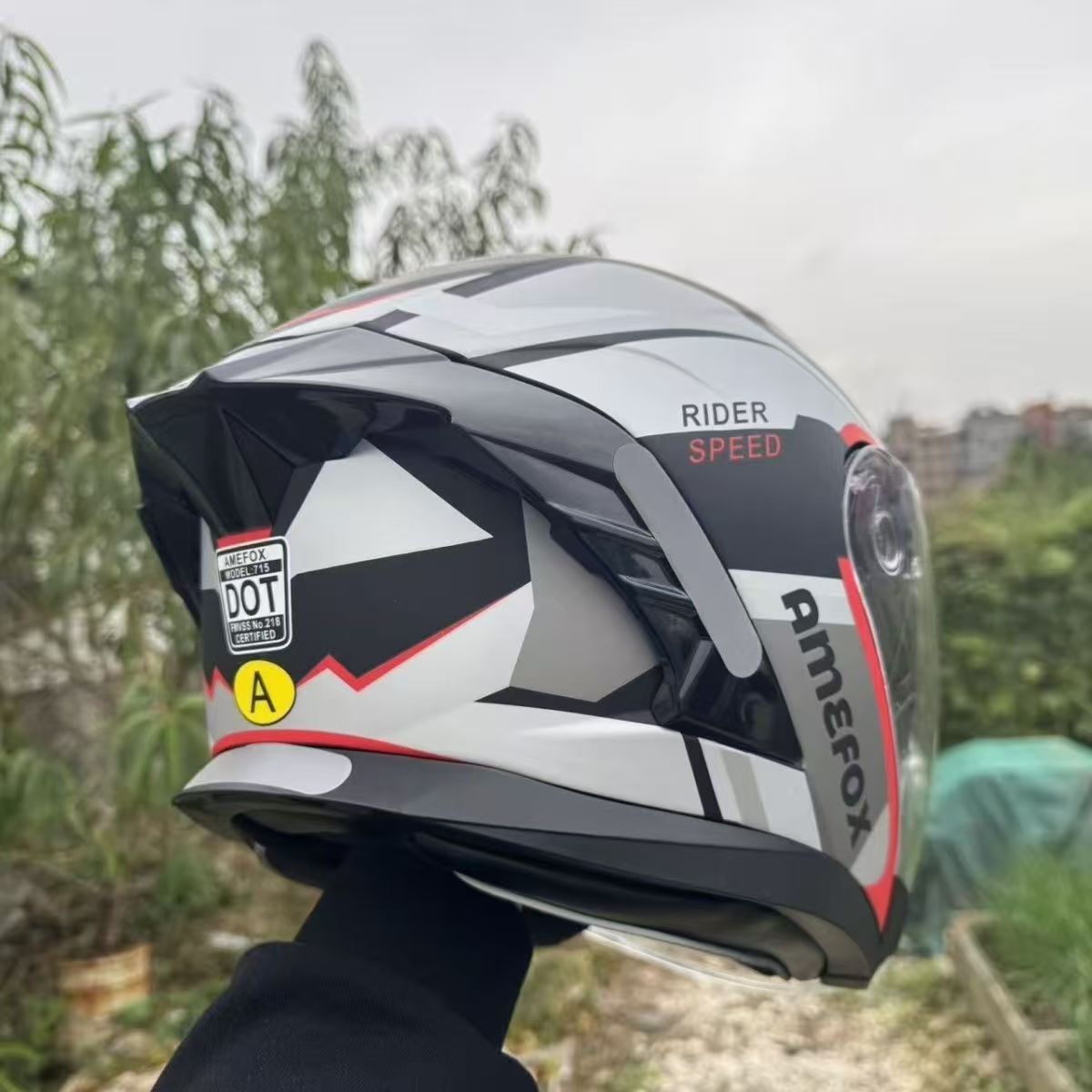 ダブルバイザー付きオープンフェイスヘルメット、3/4ジェット - Motorcycle Helmet Inner Sun Visor Lens のレビューと価格