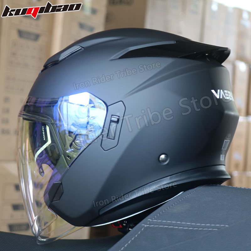 クチバオ デュアルレンズ モジュラーフリップアップ バイクヘ - Modular Flip Up Motorcycle Helmet Dot Approved のレビューと価格