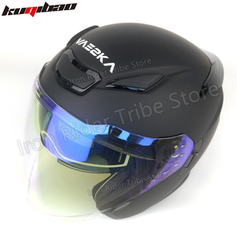 クチバオ デュアルレンズ モジュラーフリップアップ バイクヘ - Modular Flip Up Motorcycle Helmet Dot Approved のレビューと価格